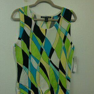Scott Taylor Sleeveless Top Size Large (F)